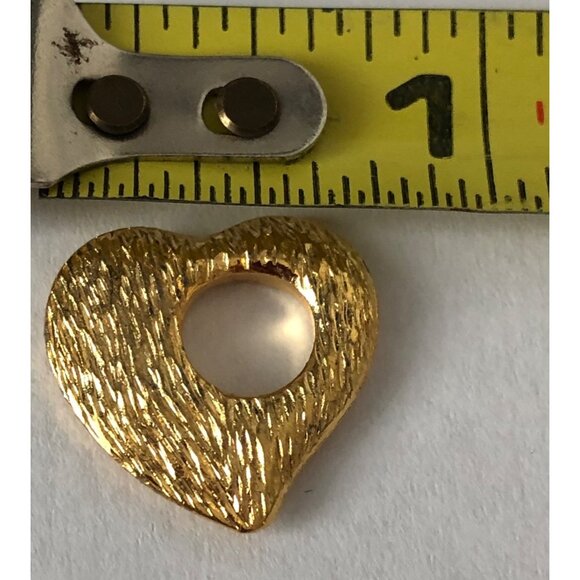 Other - 24 PCS High-Quality Textured Gold Plated Heart Charm Bulk for Jewelry Making